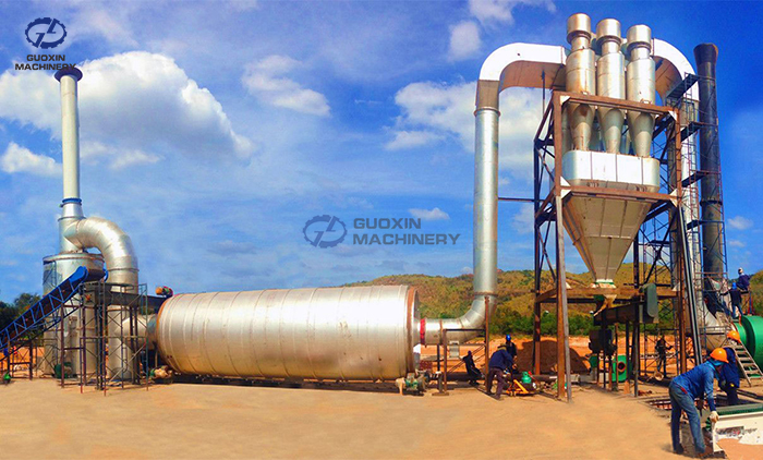 Quartz sand drying machine in Cananda