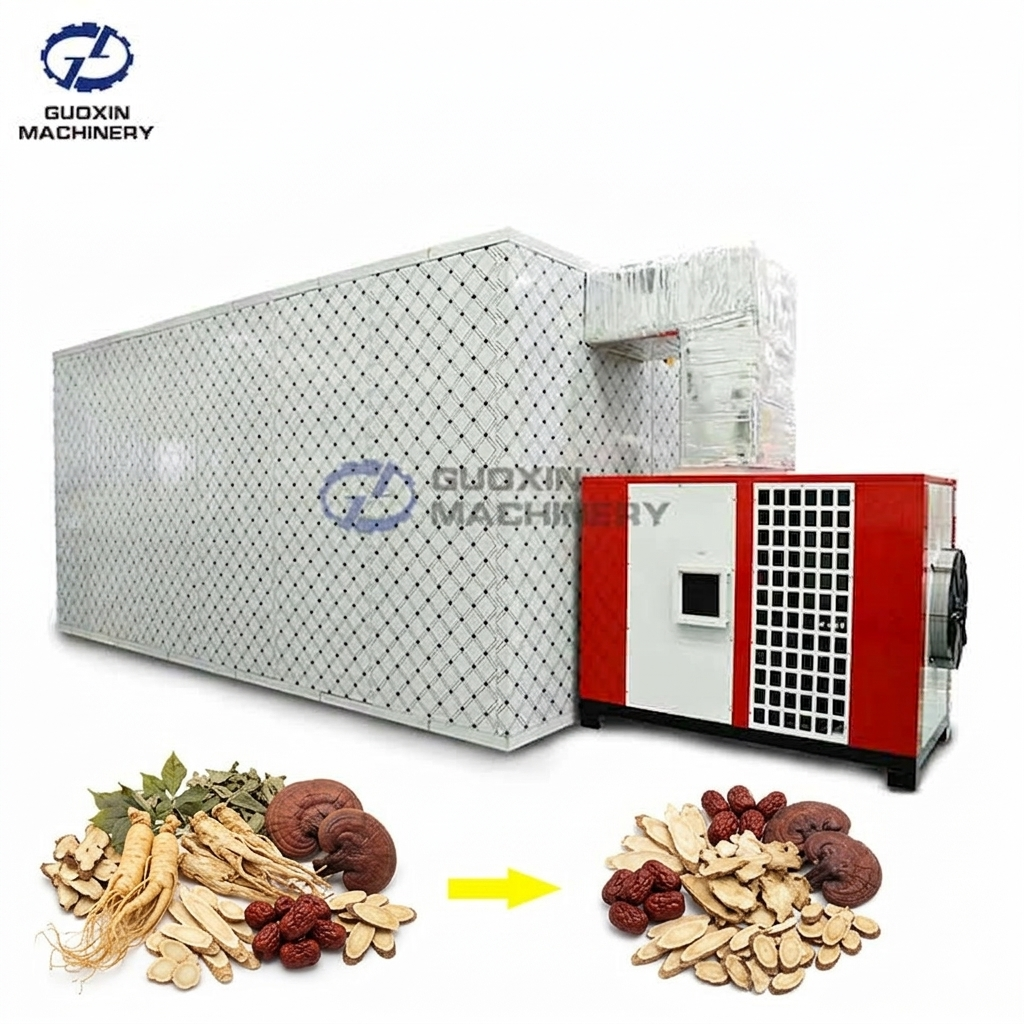 Project: 500kg/h Medicinal Herbs Drying Line for GMP Factory