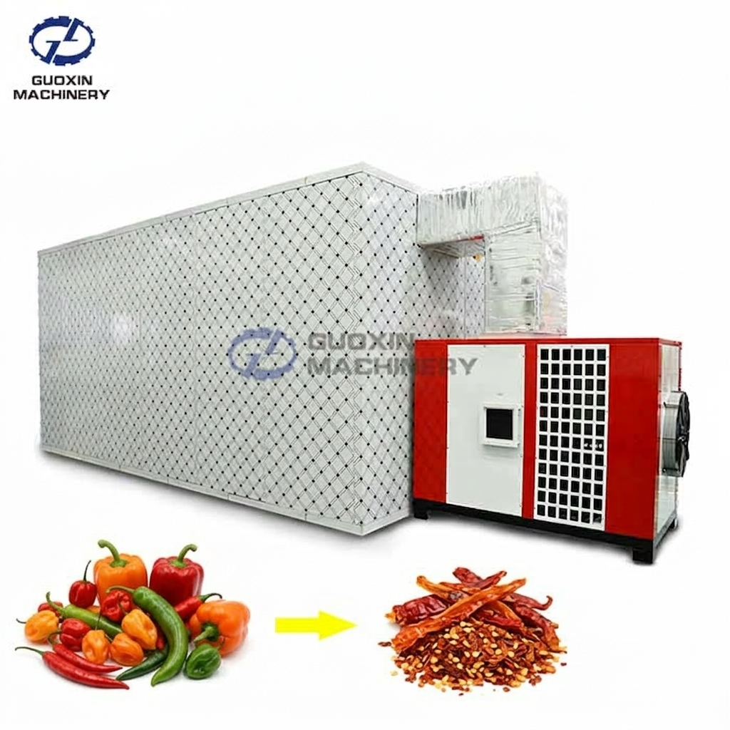 chili peppers drying machine