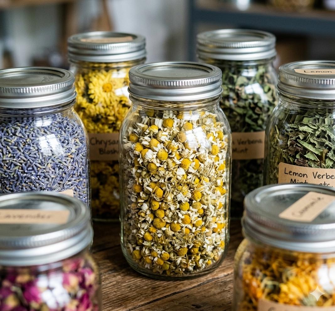 flowers&leaves drying